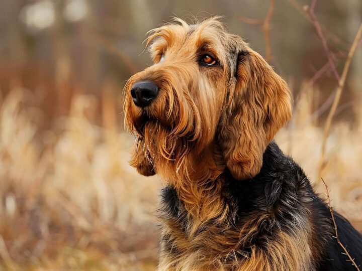 un chien otterhound