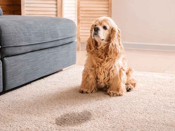 le pipi de joie chez le chien