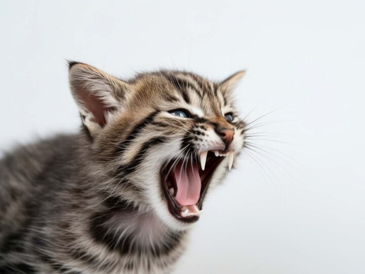 un chat qui a la rage