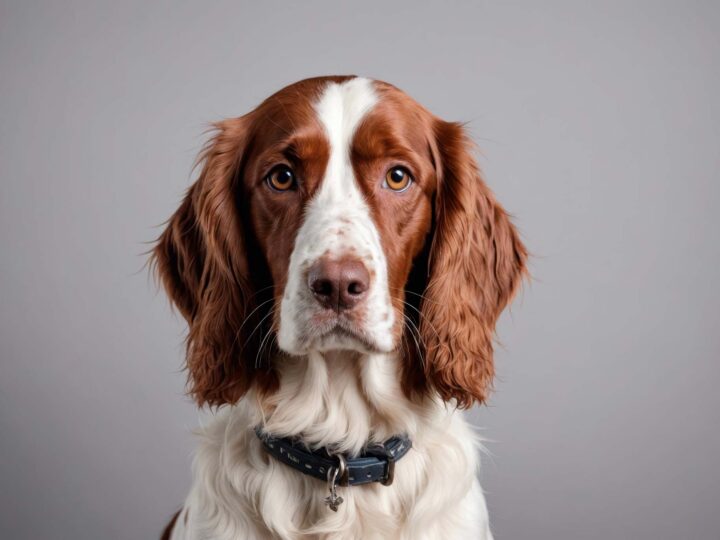 un setter irlandais rouge et blanc